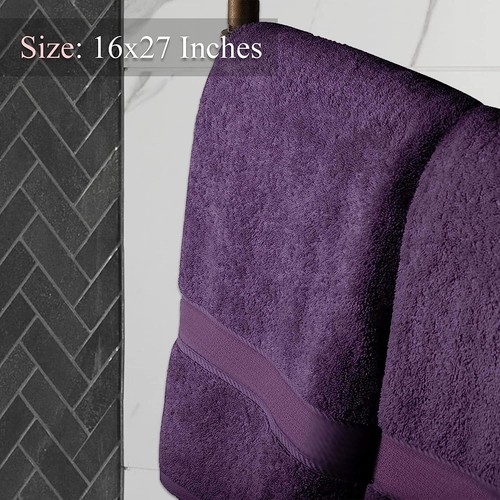 Premium 16x27 100% Cotton Towels for Beach Salon Spa Hotel Gym Machine Washable - Picture 28 of 34