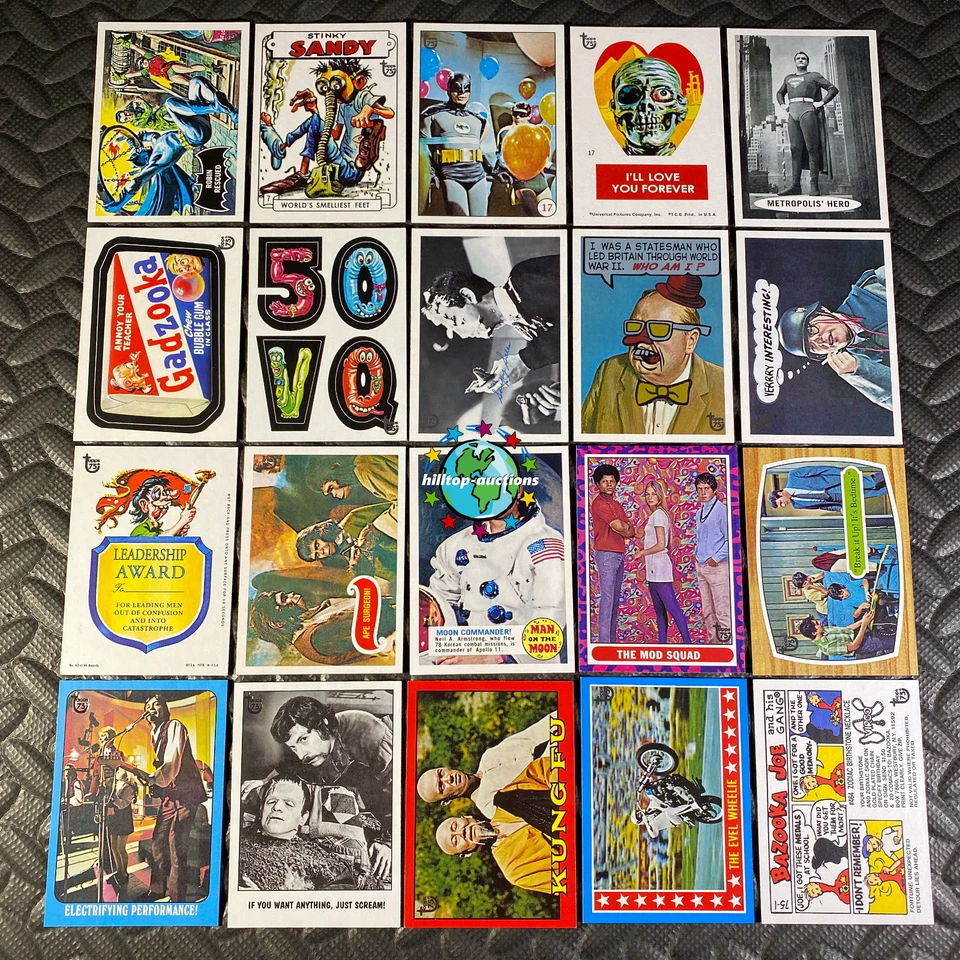 2013 TOPPS 75th ANNIVERSARY COMPLETE 100-CARD SET+WRAPPER adam bomb he-man alien - Image 4 of 4