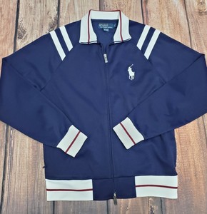 polo jacket navy blue