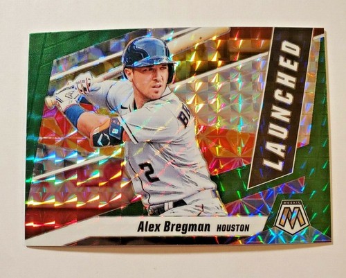 2021 Panini Mosaic Launched Prizm Alex Bregman card # L4 Houston Astros Insert - Picture 1 of 2
