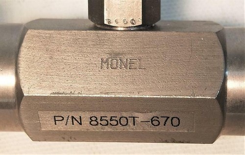 AirGas Monel 8550T-670 Manual Control Valve - Picture 6 of 6