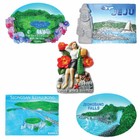 Jeju Fridge Magnet World Natural Heritage Refrigerator Magnets Korea Memo Holder