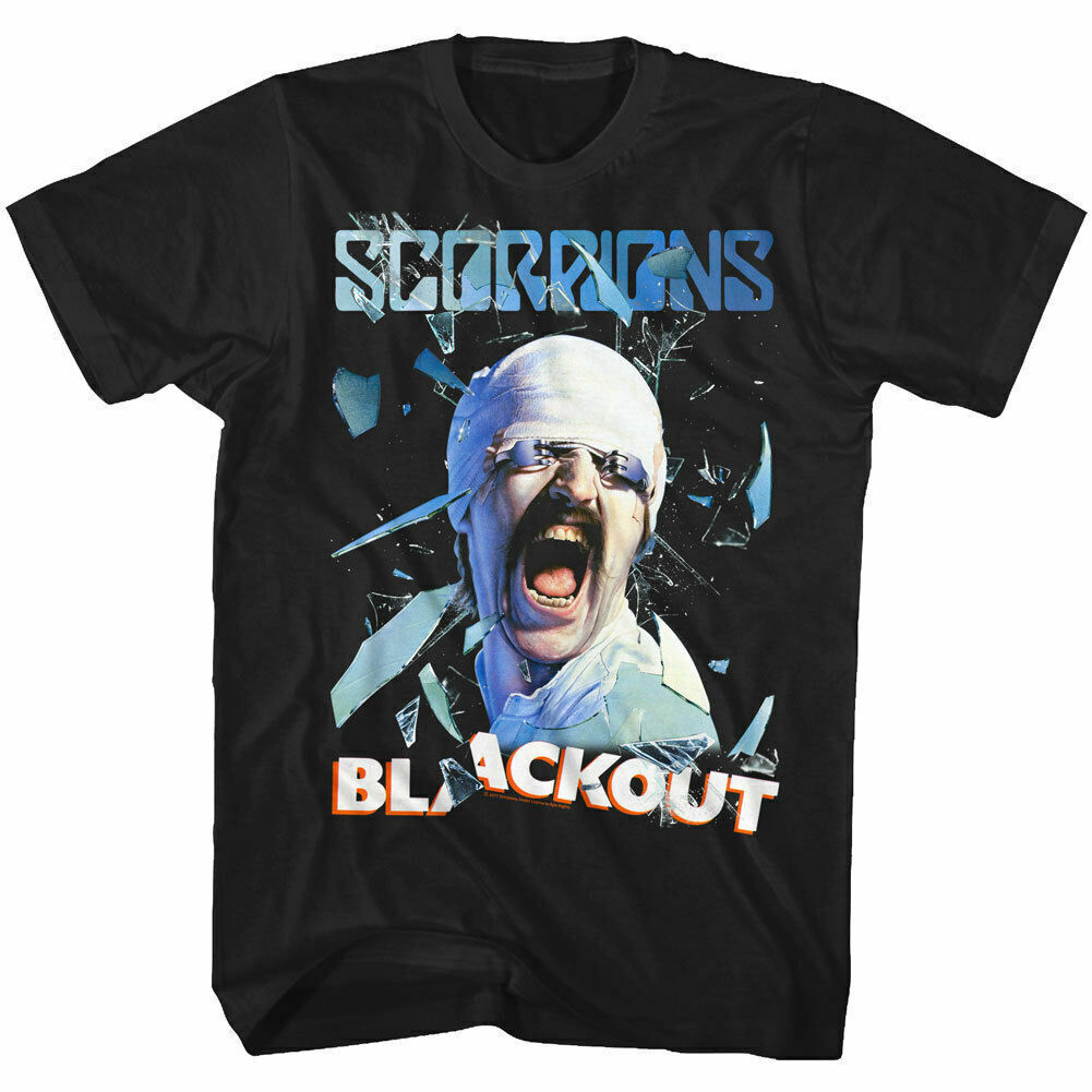Scorpions Blackout Album T-Shirt Cotton Unisex Allsizes For Music