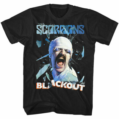 Scorpions Blackout Album T-Shirt Cotton Unisex Allsizes For Music