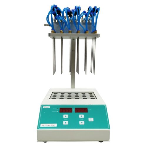 110V 24 orificios tipo seco Termovap concentrador de muestra de nitrógeno 16X45 mm - Imagen 3 de 22