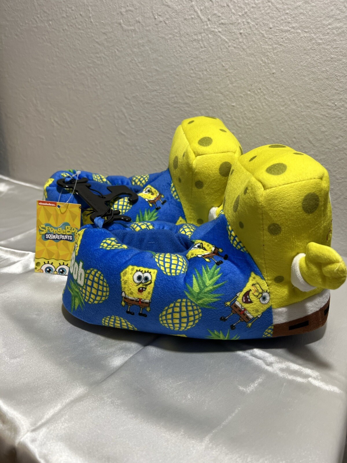 PANTOFOLA D’ORO SPONGEBOB SQUAREPANT Ciabatte con fondo in gomma per bambini taglie 2 3 Nickelodeon