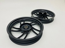 Paar Rad Wheel Rims Honda Sh 125 150 Von 2013 Al 2016 Schwarz Kein ABS