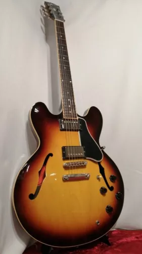Gibson ES-335 Dot Reissue Sunburst Made in USA 2013 Semi Hollow Electric Guitar