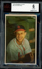 1953 Bowman Color 32 Stan Musial - BVG 6 EXMT HOF BEAUTY