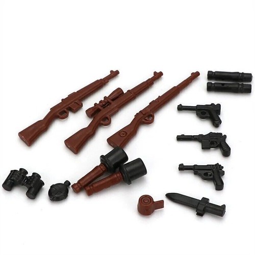 Military Base Bunker Tower Army Building Blocks Minifigures WWII Scene Weapons - Picture 17 of 33