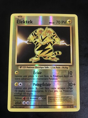 ELEKTEK REVERSE - POKEMON 41/108 XY12 EVOLUTIONS NEW FR