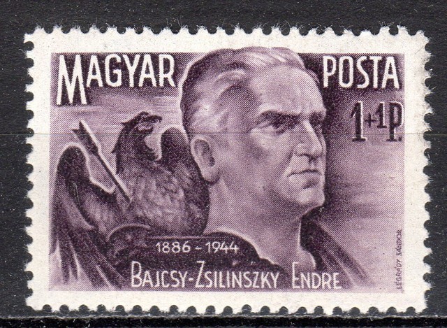 Hungary - 1945 Death of Bajcsy-Zsilinszky - Mi. 773 MNH Hungary - 1945 Death of Bajcsy-Zsilinszky - Mi. 773 MNH