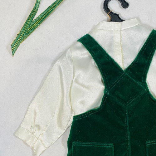 18" American Girl Today Doll 1998 Holiday Bibs Outfit w/ Necklace, Complete Set - Picture 12 of 17