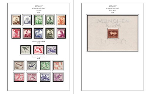 PÁGINAS DE ÁLBUM ESTAMPADAS EN COLOR ALEMANIA III REICH 1933-1945 (43 ilustradores. páginas) - Imagen 7 de 22