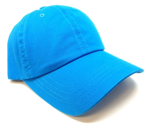 SOLID PLAIN BLANK COTTON DAD HAT CURVED BILL CAP BUCKLE ADJUSTABLE SUMMER RETRO - Bild 15 von 20