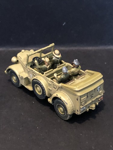 Horch alemán 901 1/72 Segunda Guerra Mundial con figuras Rommel. Resina pintada. 3800 modelos en oferta - Imagen 3 de 10
