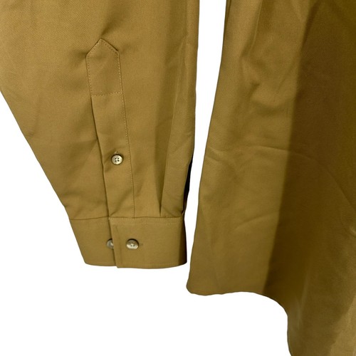 Camicia elegante Murano manica lunga uomo taglia grande facile cura marrone chiaro nuova con etichetta - Foto 6 di 20