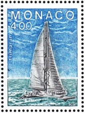 Monaco #YT1490 MNH 1985 Sailing Trimaran New York Statue Liberty [1486c Mi1711]