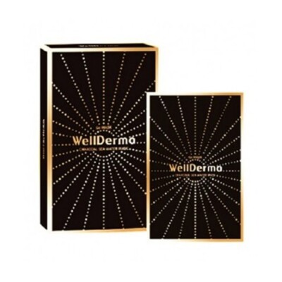 WELLDERMA Charcoal Sea Water Mask  1Pack (25ml x 10ea) K-Beauty