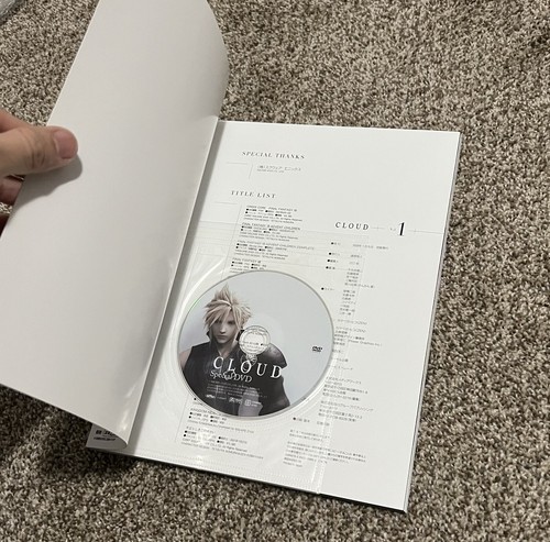 CLOUD Vol. 1 Final Fantasy VII 7 Magazine Japan Special DVD NEW Remake Rebirth - Picture 3 of 3