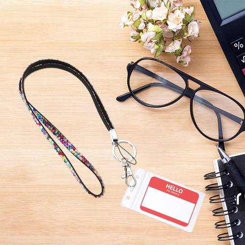 Set of 3 Mobile Phone Straps Lanyard for Smartphone Rhinestone Decor - Zdjęcie 3 z 12