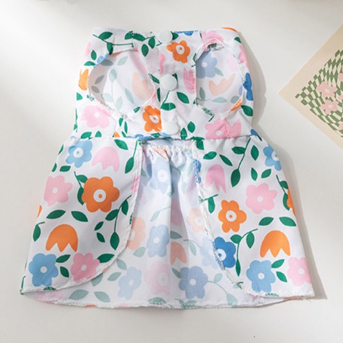 Dog Dresses Puppy Princess Bowknot Dress Dogs Skirt Cute Summer Pet Clothes - Picture 9 of 19