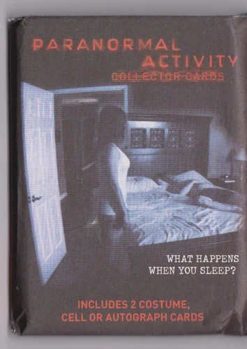 PARANORMAL ACTIVITY COLLECTOR CARDS SEALED PACKETS OF TRADING CARDS