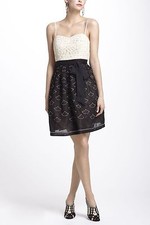 NWT $228 ANTHROPOLOGIE Battenberg & Organdy Dress by Meadow Rue sz 4