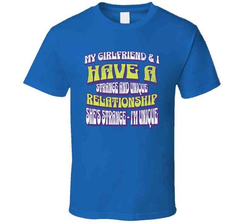 Funny Boyfriend And Girlfriend Relationship Hilarious Quote Gift T Shirt - Picture 6 of 8