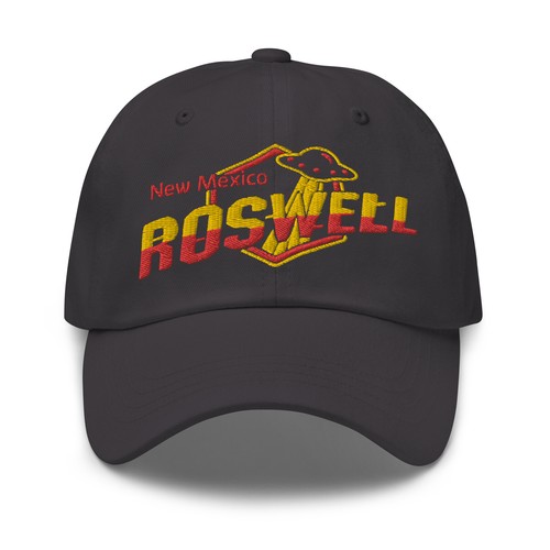 Gorra de béisbol Alien UFO Roswell Nuevo México sombrero de papá para hombres mujeres - Imagen 13 de 26
