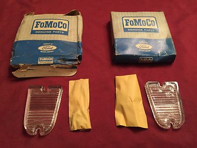NOS 66 MERCURY COMET STATION WAGON BACKUP LIGHT LENSES C6GY-15514-A FoMoCo