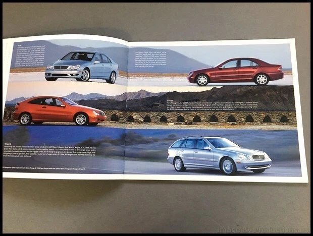 2002 Mercedes Benz C-Class C230 C240 C320 50-page Car Brochure Catalog - C32 AMG Foto 2 de 4