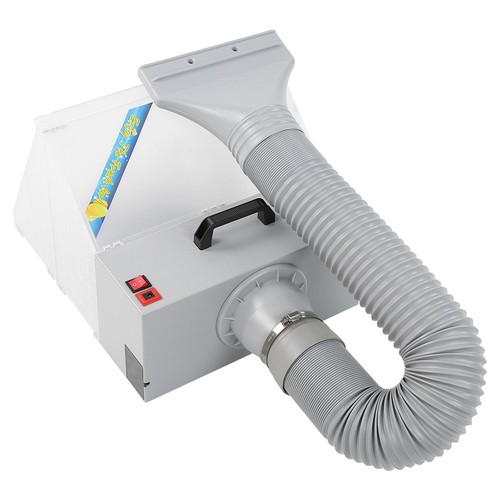 Cabina de pulverización de aerógrafo con mesa giratoria extractor de filtro de escape plegable Reino Unido 50HZ - Imagen 5 de 24