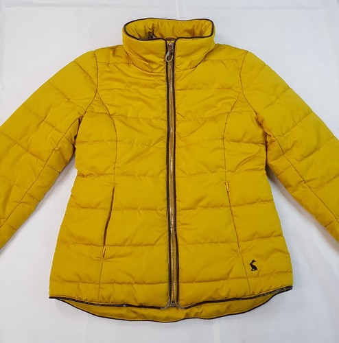 JOULES KIDS 8 YEARS GIRLS YELLOW QUILTED PUFFER PADDED WINTER JACKET COAT DEFECT - Picture 16 of 24
