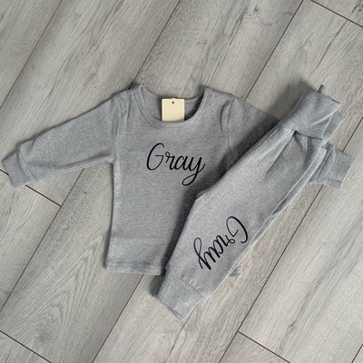 personalised tracksuit baby boy
