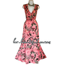 ANN HARVEY JERSEYKLEID BLUMENDRUCK HOCHZEIT A...
