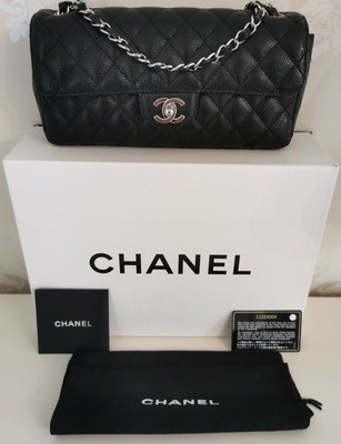 black chanel bag silver chain