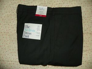 44 X 32 CROFT /& BARROW FLAT FRONT WRINKLE RESISTANT KHAKIS NAVY NWT
