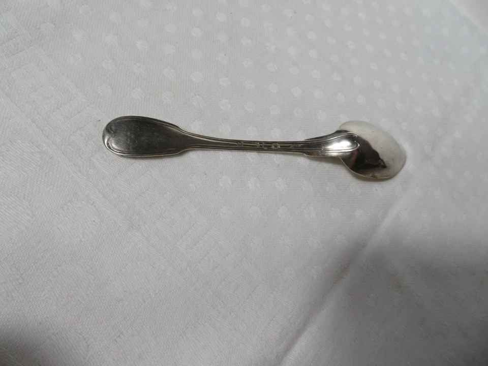 petite cuillère argent massif poinçon minerve orfèvre A?P 18 gr  1 autre poinçon - Photo 4/4