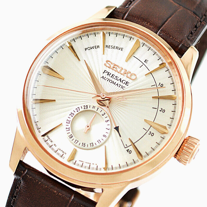 Pre-owned Seiko Presage Sary132 Ssa346j1 Mechanical Automatic Cocktail Color Watch Men's