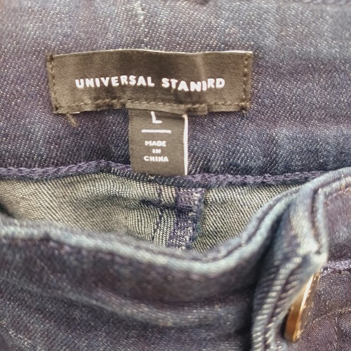 Pantalones de mezclilla Universal Standard grandes 30 para mujer tiro alto pierna ancha Carrie 30" - Imagen 7 de 16