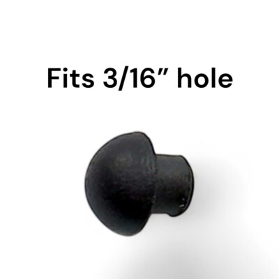 #ad Rubber Push in Mushroom Bumpers 11 32quot; Diam Fits 3 16quot; Hole $8.00