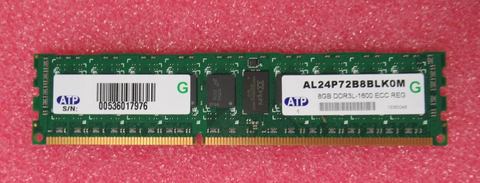 ATP 8GB DDR3 PC3-12800R 1600Mhz 240-Pin DIMM Server Memory RAM AL24P72B8BLK0M - Image 4 of 4