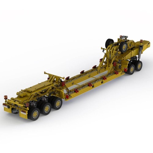 MOC-41089 A Semi-trailer With Five Fully Suspended And Sprung 2407 Pieces New - Picture 11 of 12