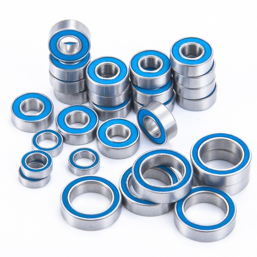 Blue Ball Bearing Metric Rubber Sealed Chrome Steel For 1/10 Axial TRX6 ABEC3 P6 - Picture 10 of 186