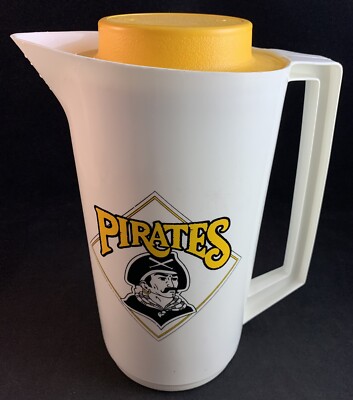 Vintage Pittsburgh Pirates TCI Cable Television 80oz. Drink Pitcher MLB