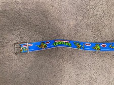 VINTAGE TEENAGE MUTANT NINJA TURTLES LEE LEATHER BELT 20-22"