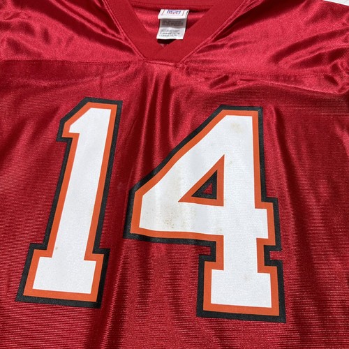 B. Johnson Jersey Youth L 14-16 14 Buccaneers 14 Red Reebok NFL Equipment Red - Picture 2 of 12