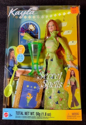 Barbie SECRET SPELLS KAYLA 2003 MATTEL B2789 NRFB NIB Never Opened