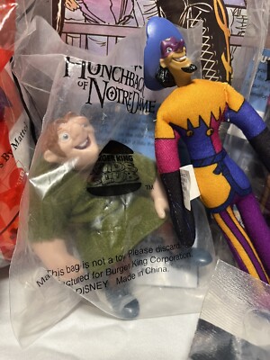 Lot Of 12 Mcdonalds Hunchback Of Notre Dame Toys. Most Unopened